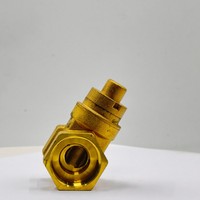 Vanne manuelle en laiton SD à verrouillage magnétique, 1 port, pour utilisation à basse température, compteur d'eau, vanne principale avant, avec clé antivol, garantie 1 an