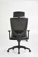 Chaise d'appoint en tissu de belles couleurs personnalisées de couleur noire fauteuil pivotant à base inclinable en douceur avec appuie-tête chaise de bureau