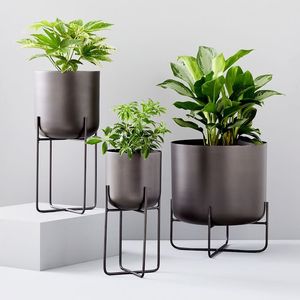 Elegant Circular Pattern Aluminum <b>Indoor</b> Planters Large Custom Shape Propagator Kits Durable Eco-Friendly Garden Decor <b>Pots</b> Home - Product Image 2