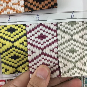 38mm Polyester Jacquard Ribbon Webbing Polyester Cotton Webbing <b>Strap</b> Tape Thick Two Tone Colors for <b>Backpack</b> Belts - Product Image 5