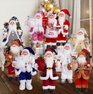 Muñeco de Papá <span class=keywords><strong>Noel</strong></span> Navideño Transfronterizo de 12 Pulgadas de Pie para Decoración de Ventana o Regalo - Product Image 3