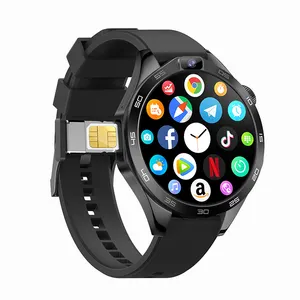 2024 new arrival 4G 5G smart watch X11 WiFi GPS dual camera video call NFC 4GB+64GB 1380MAH battery Android smart watch