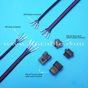 سلك طرفي SM مخصص مع 2/3/4/5/6 دبوس RGB مجموعة كابل ولاعة ليد للتسخير - Product Image 4