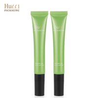 Tube de massage cosmétique de luxe personnalisé D19 vert ABL pour sérum et crème contour des yeux avec applicateur en alliage de zinc