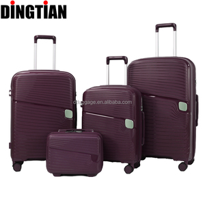 <span class=keywords><strong>Maletas</strong></span> <span class=keywords><strong>de</strong></span> equipaje PP, juegos <span class=keywords><strong>de</strong></span> 4 Uds., estuche rígido personalizado, marca Koffer, carcasa dura, equipaje <span class=keywords><strong>de</strong></span> mano con bolsa <span class=keywords><strong>de</strong></span> cosméticos <span class=keywords><strong>para</strong></span> niña - Product Image 3