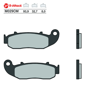 Plaquettes de frein moto R-Attack M029CM Carbone Céramique Avant Homologuées R90 - Product Image 1