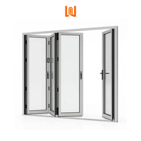 Porte pliante insonorisée en PVC à profil composite personnalisée en direct d'usine avec un design moderne pour la chambre à coucher et l'extérieur de l'appartement