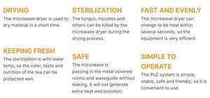 Unding مجفف الميكروويف المستمر التعقيم والتجفيف - Product Image 6