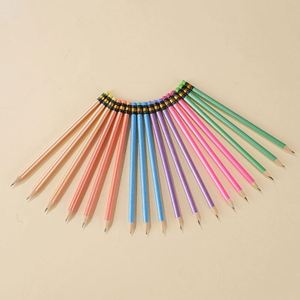 Crayons en bois HB standard à prix de gros, gommes à effacer en peinture perlée de différentes couleurs pour l'école/le dessin/les croquis - Product Image 4