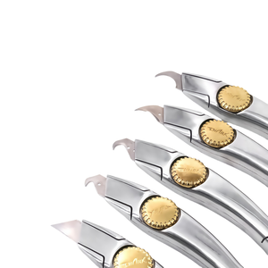 Lưỡi cố định tiện ích dao hình thang lưỡi thép vỏ hợp kim kẽm với lưỡi dao kim loại lợp dao - Product Image 5