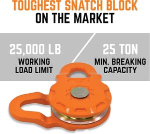 Tời snatch khối ròng rọc cho nhiệm vụ nặng nề phục hồi offroad phụ kiện - Product Image 2