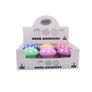 WOWO Tech New Design Wholesale <strong>Good</strong> Quality Mushroom Spice Crusher Zinc Alloy Herb <strong>Grinder</strong> Smoking Metal Tobacco <strong>Grinder</strong> - Product Image 5