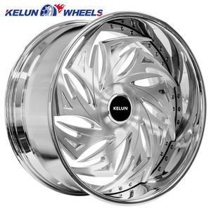 Vente en gros 24 "26" or/chrome/brosse/polissage/usinage/peinture roue concave roues forgées - Product Image 5