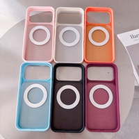 Coque de téléphone translucide mate effet seconde peau pour iPhone 18 17 Pro Max, antichoc avec béquille magnétique, compatible iPhone 17 16 15