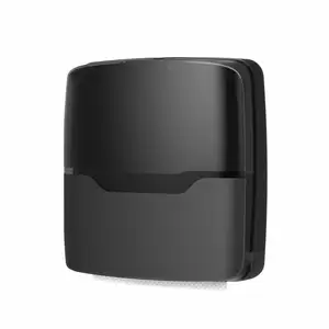 Черный пластиковый складной держатель для бумажных полотенец коммерческий Z-складной держатель для бумажных полотенец для рук диспенсер для ванной кухни офисный SL-320