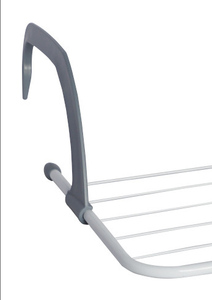 उच्च गुणवत्ता वाले बहुक्रियाशील तह कपड़े रैक लोहे की खड़ी डिजाइन ढहने योग्य लटकाने वाली शैरी कपड़े सुखाने रैक - Product Image 3