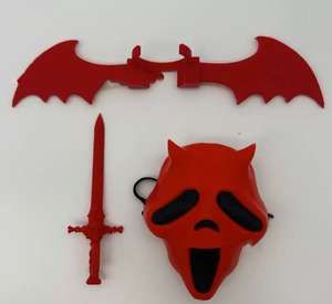 Máscara de las Tortugas <span class=keywords><strong>Ninja</strong></span>, máscara de rugby, máscara de Wukong, máscara de Marvel para muñecas - Product Image 3