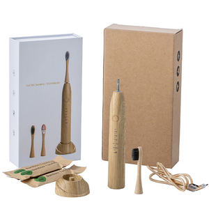 <span class=keywords><strong>Brosse</strong></span> <span class=keywords><strong>à</strong></span> dents électrique sonique en <span class=keywords><strong>bambou</strong></span> LULA 2026 de haute qualité, écologique et <span class=keywords><strong>rechargeable</strong></span>, avec têtes de <span class=keywords><strong>brosse</strong></span> biodégradables - Product Image 1