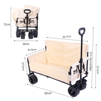 Chariot de camping multifonctionnel très populaire, siège-canapé de pique-nique, utilisable pour s'asseoir et s'allonger