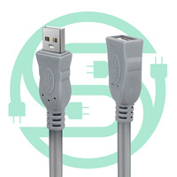 Câble de charge USB 2.0 Type-A mâle vers Type-B mâle Vellygood, 1,5 m, gaine en PVC, blindage tressé, transfert de données, pour ordinateur, directement de l'usine