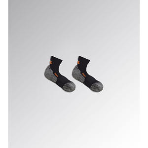 Calcetines de Trabajo Diadora Transpirables Negros Talla S para Hombre, Paquete de 2 con Plantillas Confortables - Product Image 1
