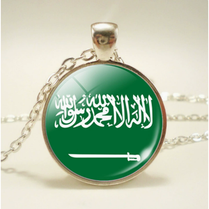 Collier drapeau de Saint-<span class=keywords><strong>Vincent</strong></span>-et-les-Grenadines, bijoux de la série drapeaux du monde, collier Time Gem, accessoires pour adultes, souvenir - Product Image 5