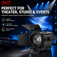Projecteur LED Fresnel professionnel 350W, LED importée 300W, 3200K 5600K, gradateur progressif 0-100, éclairage de scène pour studio TV et tournage