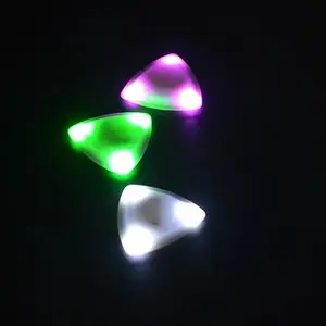 Pick gitar bercahaya LED, untuk gitar listrik Bass