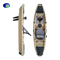 Vente chaude Kayak de pêche avec moteur électrique Kayak à pédale Canoë de pêche pour l'océan avec siège