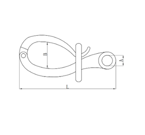 Accessori per barche con ferramenta marina SS304 SS316 gancio per immersione in acciaio inossidabile gancio a sgancio rapido gancio per pellicano - Product Image 2