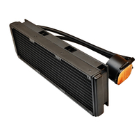 4189/4677/3647/SP5/SP3 refroidisseur de serveur de refroidissement par eau intégré 360 refroidisseur de processeur 4 broches interface d'alimentation ventilateur en cuivre pour processeurs