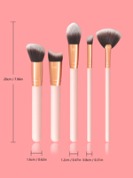 Prix de gros Nouveau style cosmétique ombre à paupières fond de teint mélange beauté maquillage Kabuki pinceau outils 5 pièces pinceaux de maquillage ensemble