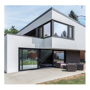 Fenêtre et porte en aluminium double vitrage de qualité <span class=keywords><strong>anthracite</strong></span> moderne personnalisée - Product Image 2