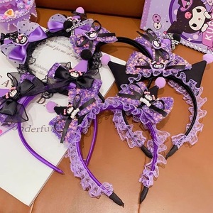 कुरूमी बच्चों का हेडबैंड कोरियन शैली के नए धनुष हेयर होप सुंदर कार्टून बच्चे नरम नहीं दबाव - Product Image 4