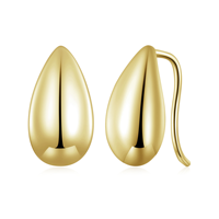 Boucles d'oreilles trèfle à quatre feuilles plaqué or rose-clous étoile et lune en argent sterling S925, bijoux de fête fantaisie couleur CZ pour femmes