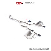 CGW — embout de silencieux d'échappement Catback, en acier inoxydable ou Titanium, pour Jaguar XEL 2.0T (2015-2018)