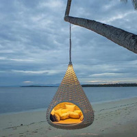 Prix fabricant, mobilier de jardin d'extérieur, hamac en rotin, chaise suspendue en osier, balançoire de patio
