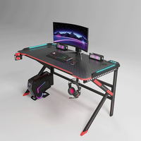 Bureau de jeu YZ le plus vendu, bureau en forme de K, table de jeu pour PC