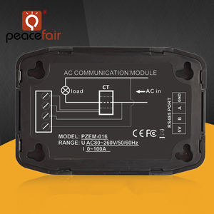 Compteur d'énergie électrique monophasé PZEM-016, compteur AC Modbus Kwh, RS485 485, ampèremètre, voltmètre, wattmètre, facteur de puissance, compteur de panneau - Product Image 5