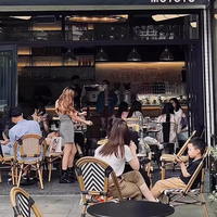 Offre Spéciale Chaises de Jardin Modernes en Rotin Style Français pour Café, Hôtel, Restaurant, Patio et Terrasse