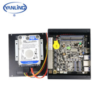 Servidor sin ventilador Pfsense Core Mini Pc con 1 * RJ45COM Función de consola de soporte 6 * Puerto Gigabit Ethernet 4 * USB para VPN