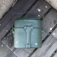 Vaisselle allemande d'extérieur populaire 3 en 1 Autre équipement de camping Batterie de cuisine de camping Kit de désordre