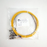 Suministro Directo de Fábrica, Cable de Fibra Óptica de Alta Calidad de 0.9, 2.0 y 3.0 mm, FC/UPC, 12 Núcleos, Cable Pigtail, Cable de Conexión de Fibra Óptica para FTTH