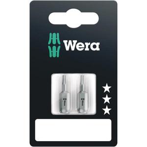 WERA - 05073050001 Hex-Plus bits (2 uds.) (embalaje de autoservicio)-EAN 4013288202567 INSERTS PARA ATORNILLADORAS - Product Image 1