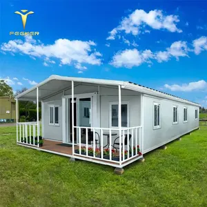 Fertighäuser Containerhäuser: Modernes europäisches Stil-Haus-Anwesen mit Schuppen-Schlafzimmer, Villenhaus und günstigen Mobilausstattungen