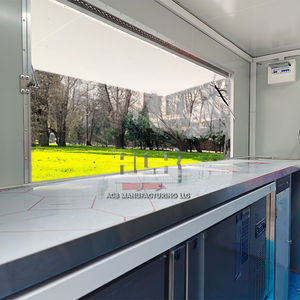 รถขายอาหารเคลื่อนที่แบบใหม่ ขนาด 7x11 ฟุต สำหรับร้านเบเกอรี่ อาหารจานด่วน ขายในสหรัฐอเมริกา ยุโรป ออสเตรเลีย เหมาะสำหรับธุรกิจขายอาหารริมทาง - Product Image 4