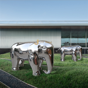 Sculpture en acier inoxydable EX990 pour hall d'hôtel, espace public, projets architecturaux - Product Image 4