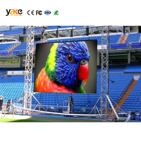 Écran LED publicitaire Yake 4K P2.6 P2.9 pour événements, écran IP65 pour location, mur LED P3.91 intérieur/extérieur pour scène et fond de scène