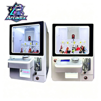 Machine à pinces à monnayeur mini LED pour la distribution de cadeaux, jeu d'arcade de compétences pour centres commerciaux, enfants et adultes
