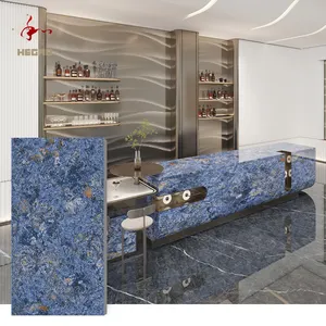 New Style Fashional Starry Sky Biue 1600*3200 Polished Glaze Ceramic Floor And Wall Tiles Ceramic Bathroom